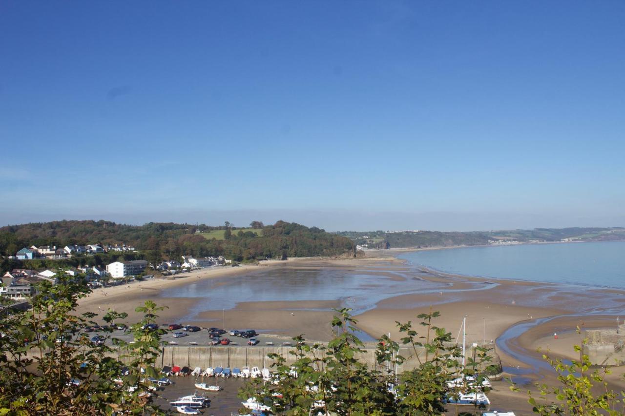 Beach House With Sea Views Over Saundersfoot Bay المظهر الخارجي الصورة