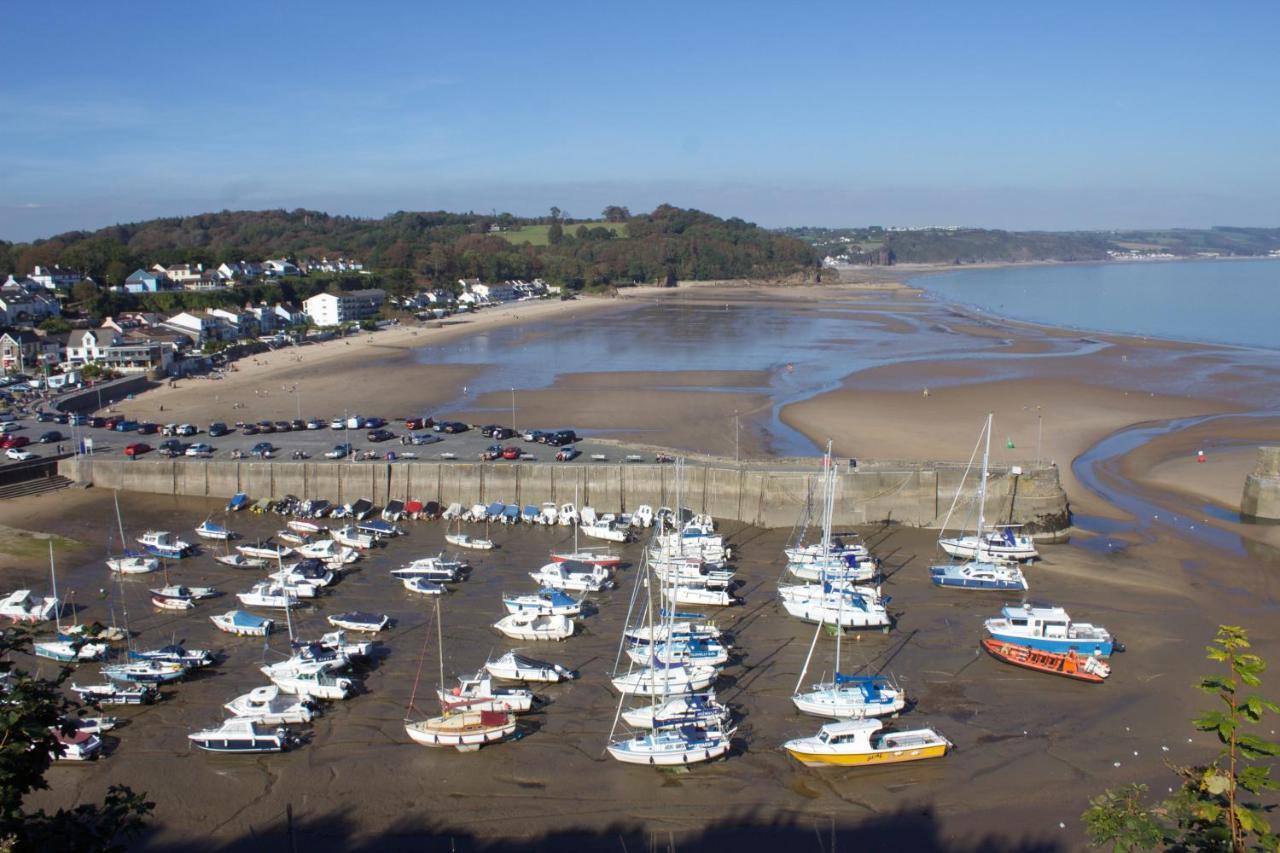 Beach House With Sea Views Over Saundersfoot Bay المظهر الخارجي الصورة