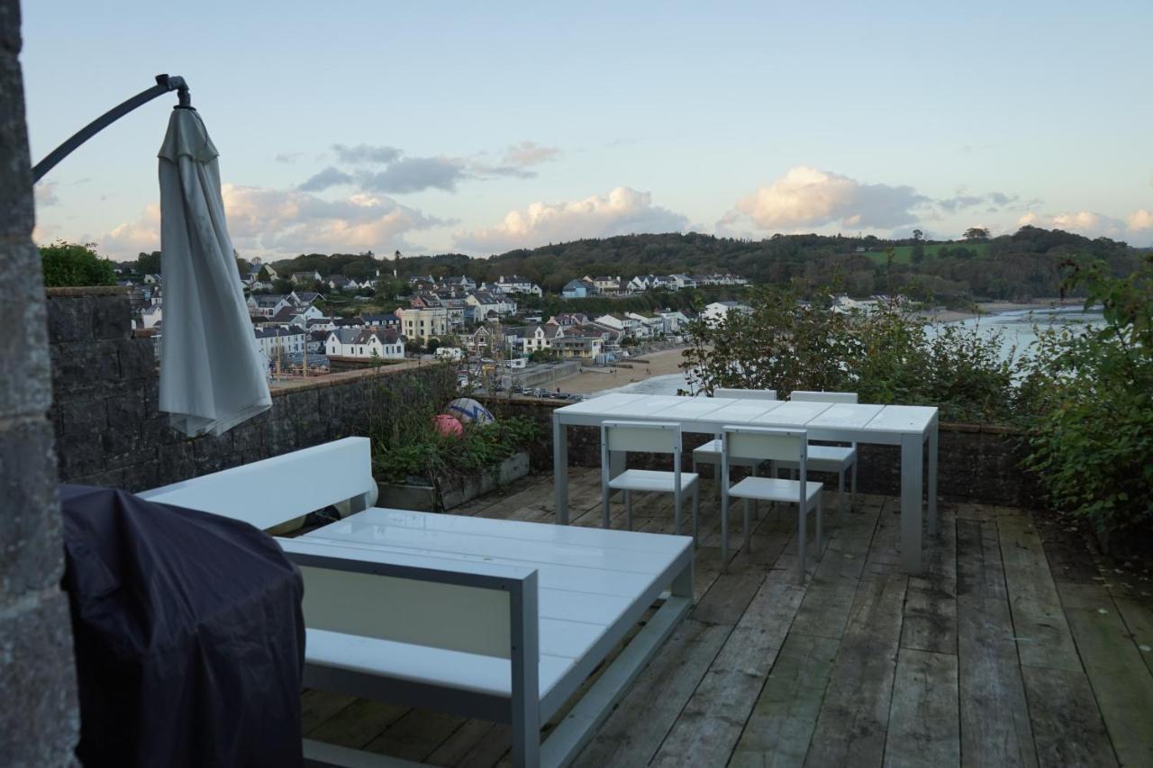 Beach House With Sea Views Over Saundersfoot Bay المظهر الخارجي الصورة