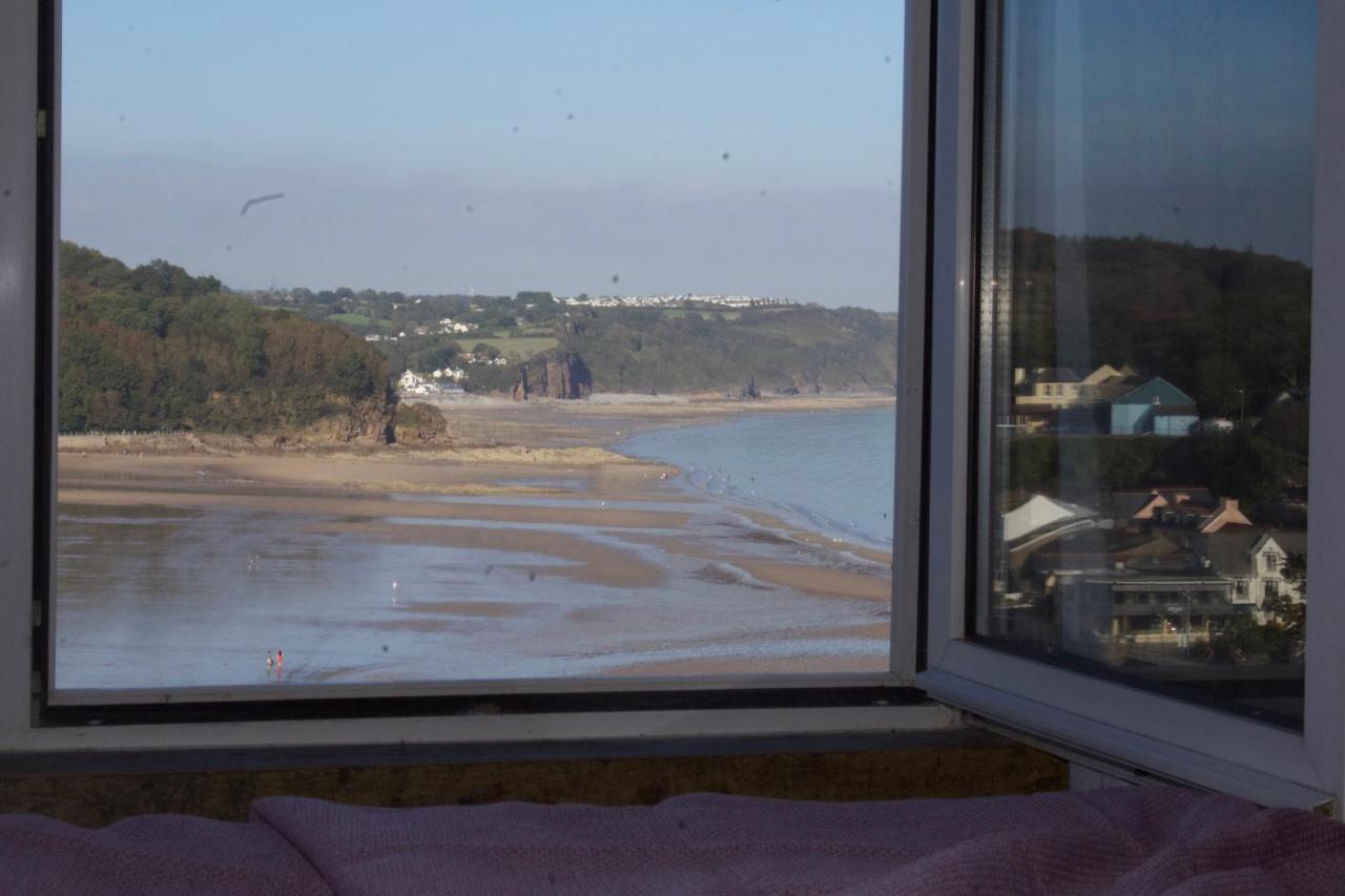 Beach House With Sea Views Over Saundersfoot Bay المظهر الخارجي الصورة