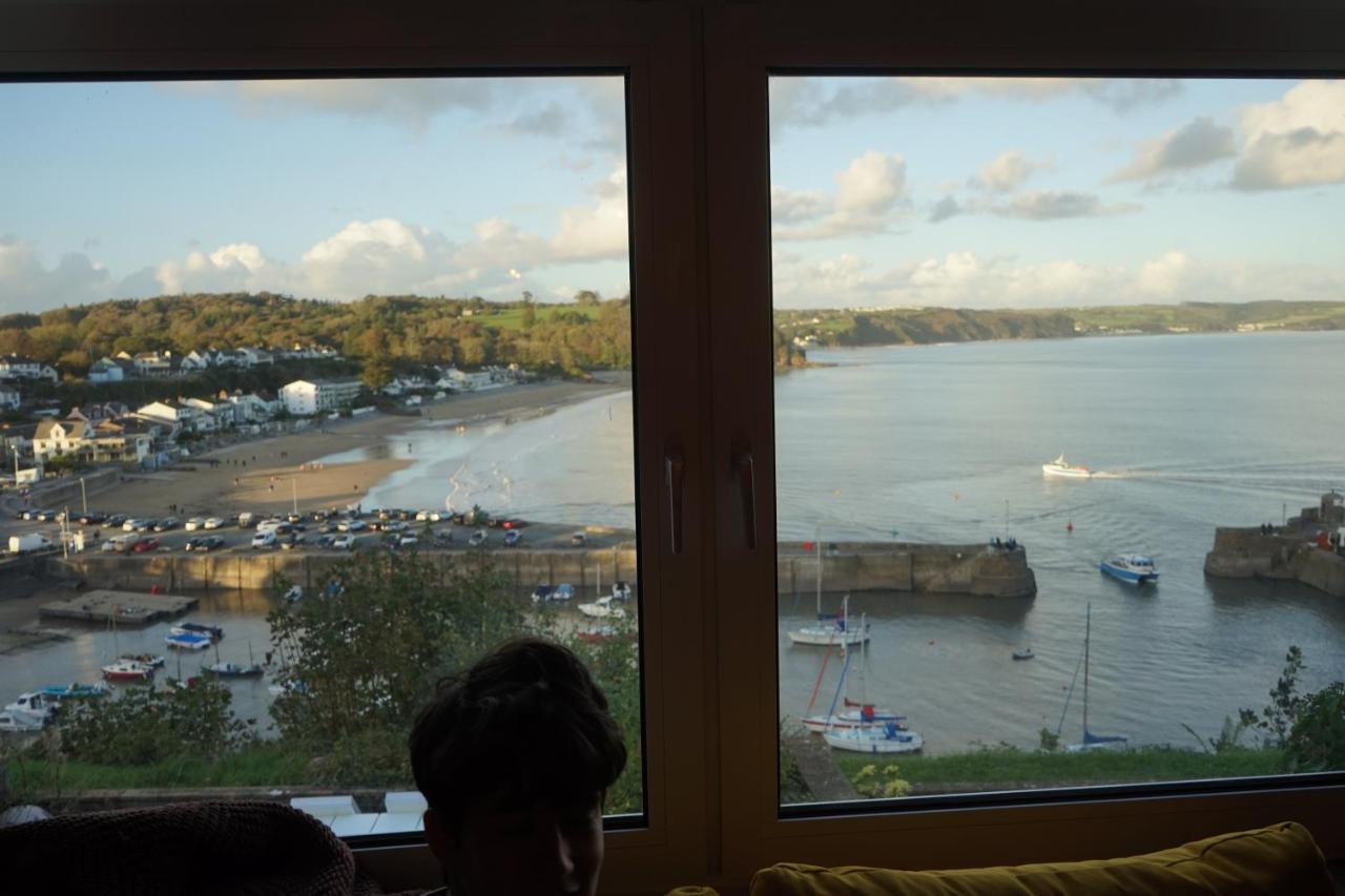 Beach House With Sea Views Over Saundersfoot Bay المظهر الخارجي الصورة